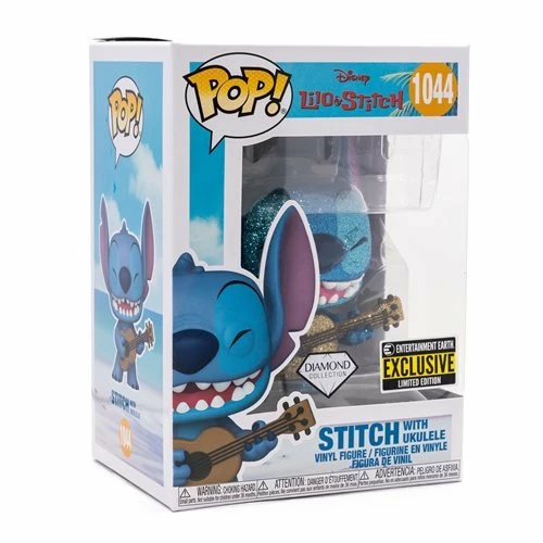 Funko New Arrivals Lilo & Stitch Stitch With Ukulele Diamond Glitter Pop! Vinyl Figure - EE Exclusive 2 Funko New Arrivals Lilo & Stitch Stitch With Ukulele Diamond Glitter Pop! Vinyl Figure - EE Exclusive