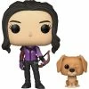 Funko Pre-Orders Hawkeye Kate Bishop With Lucky The Pizza Dog Pop! Vinyl Figure And Buddy