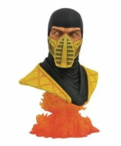 Diamond Select Toys New Arrivals Legends In 3D Mortal Kombat Scorpion 1:2 Scale Bust