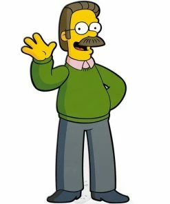 The Simpsons Ned Flanders FiGPiN Classic 3-Inch Enamel Pin New Arrivals