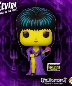 Funko Elvira Black Light Pop! Vinyl Figure - EE Exclusive 5 Funko Elvira Black Light Pop! Vinyl Figure - EE Exclusive