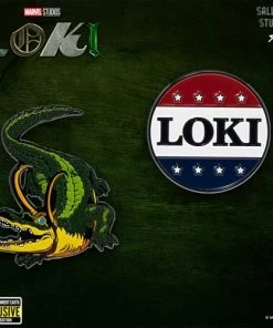 Salesone Studios New Arrivals Loki President Loki Button And Alligator Loki Pin 2-Pack - EE Exclusive