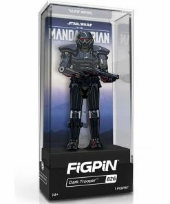 Star Wars: The Mandalorian Dark Trooper FiGPiN Classic 3-Inch Enamel Pin New Arrivals