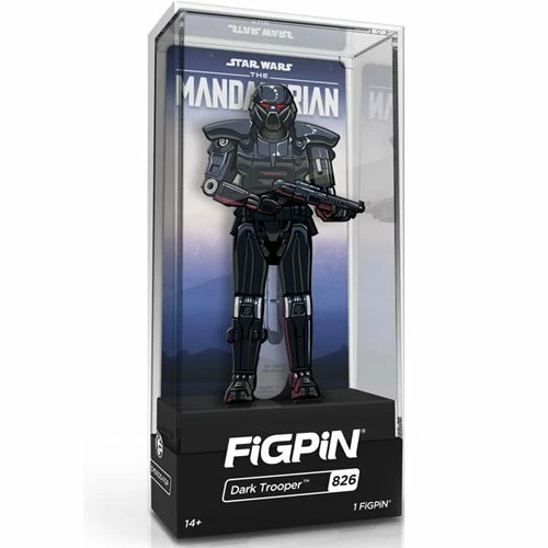 Star Wars: The Mandalorian Dark Trooper FiGPiN Classic 3-Inch Enamel Pin New Arrivals 2 Star Wars: The Mandalorian Dark Trooper FiGPiN Classic 3-Inch Enamel Pin New Arrivals