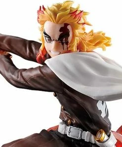 Bandai Demon Slayer: Kimetsu No Yaiba Kyojuro Rengoku Shake The Sword Burn Your Heart Ichiban Statue