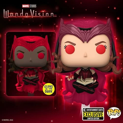 Funko WandaVision Scarlet Witch Glow-in-the-Dark Pop! Vinyl Figure - EE Exclusive 4 Funko WandaVision Scarlet Witch Glow-in-the-Dark Pop! Vinyl Figure - EE Exclusive