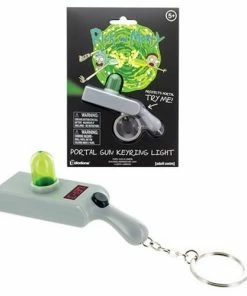 Paladone New Arrivals Rick And Morty Portal Gun Light-Up Key Chain