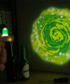 Paladone New Arrivals Rick And Morty Portal Gun Light-Up Key Chain