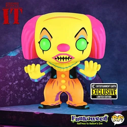 Funko IT Pennywise Black Light Pop! Vinyl Figure - EE Exclusive 2 Funko IT Pennywise Black Light Pop! Vinyl Figure - EE Exclusive