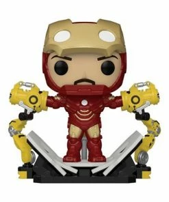 Funko Iron Man 2 Iron Man MK IV With Gantry Glow-in-the-Dark 6-Inch Deluxe Pop! Vinyl Figure - Previews Exclusive New Arrivals