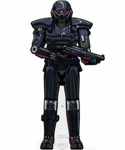 Star Wars: The Mandalorian Dark Trooper FiGPiN Classic 3-Inch Enamel Pin New Arrivals