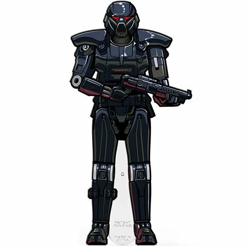 Star Wars: The Mandalorian Dark Trooper FiGPiN Classic 3-Inch Enamel Pin New Arrivals 1 Star Wars: The Mandalorian Dark Trooper FiGPiN Classic 3-Inch Enamel Pin New Arrivals